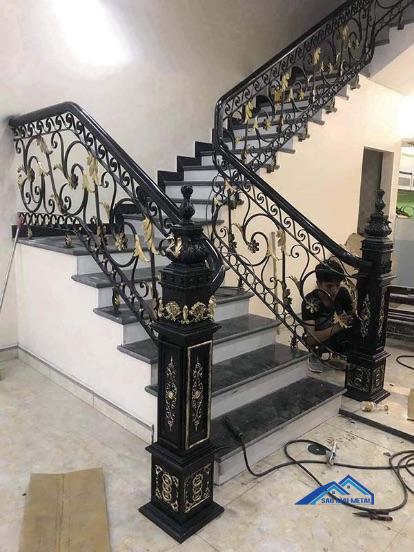 Lan Can Cầu Thang Sắt Mỹ Thuật 12