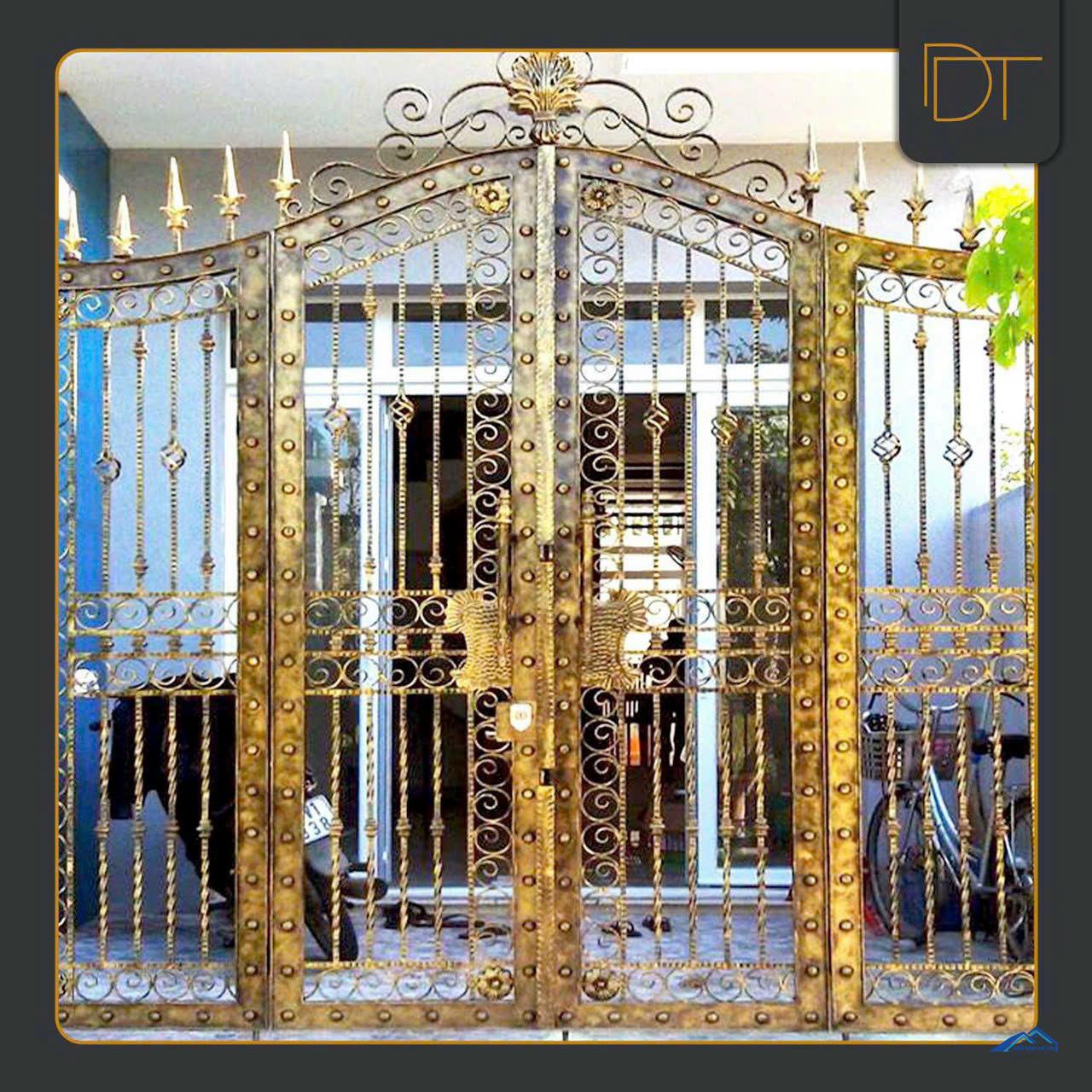 Mẫu Cổng Sắt Mỹ Thuật, Bảng Gía mới nhất 2026 21 cổng sắt mỹ thuật, 4 cánh