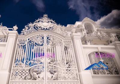 Làm cổng sắt mỹ thuật tại mỹ phước 1,2,3