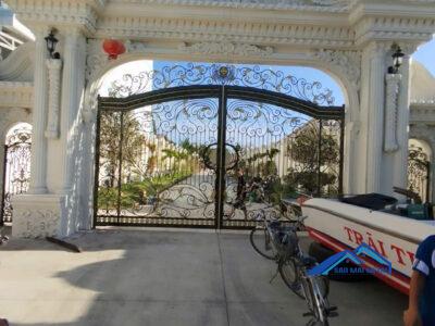 làm cổng sắt mỹ thuật tại tân uyên