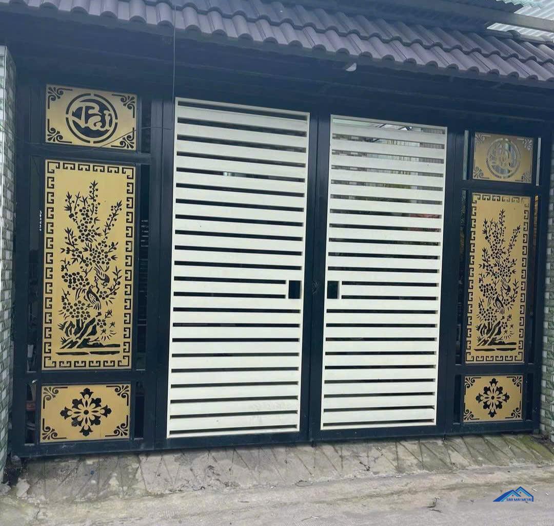 cửa sắt 4 cánh, làm cửa sắt tại dĩ an