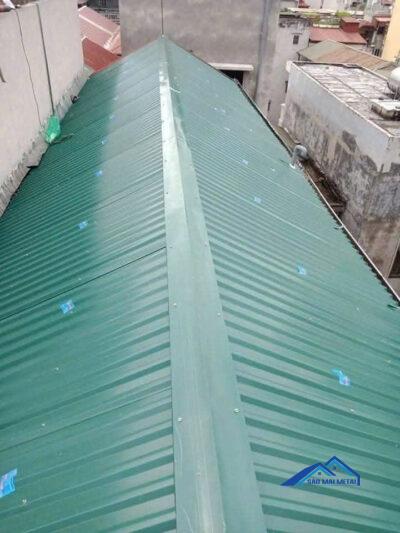 làm mái tôn tại Tân Trụ 