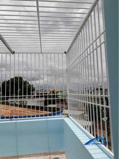 làm khung sắt bảo vệ tại Mộc Hóa 